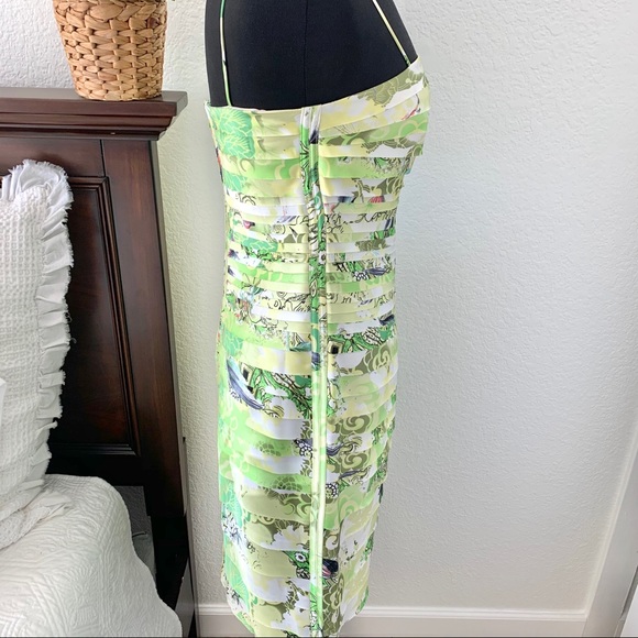 JS Collections Designer Tiered Midi Dress - Picture 4 of 8